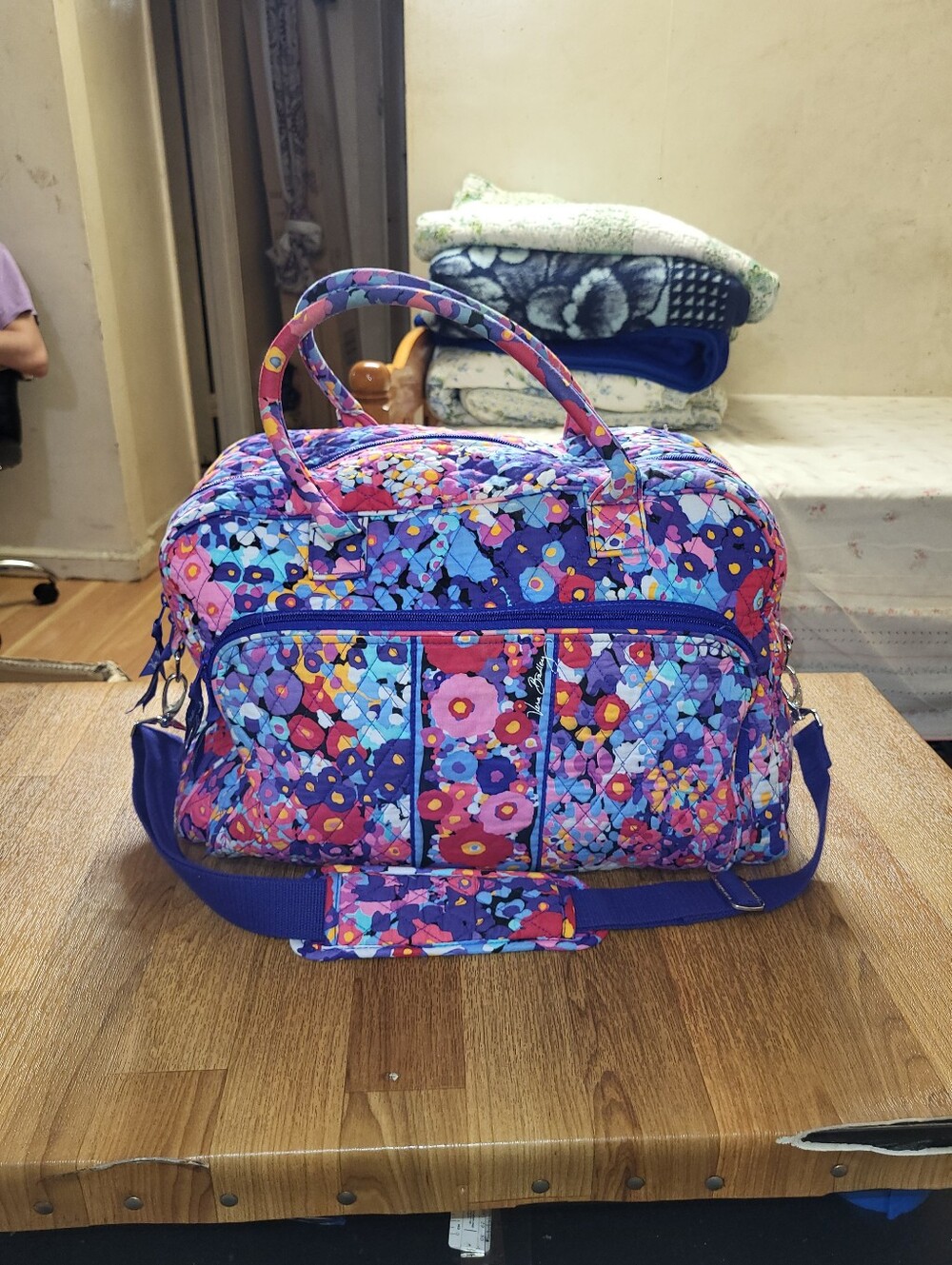 quilted cotton Multicolor Vera Bradley Weekender Large Travel Bag